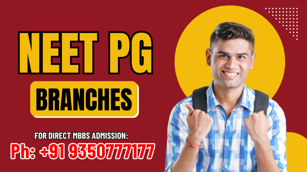 NEET PG Branches